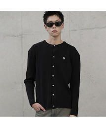 SENTAIR（センテア）の「リブニットラウンドカーディガン_ブラック（カーディガン/ボレロ）」