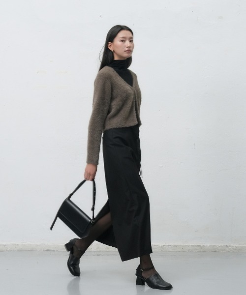 GENERAL IDEA(ジェネラルアイデア)の「【GENERAL IDEA】ヘアリークロップカーディガン / HAIRY CROP CARDIGAN(カーディガン/ボレロ・レディース・ミント/ブラウン/アイボリー・S/M/L)」の12枚目の写真