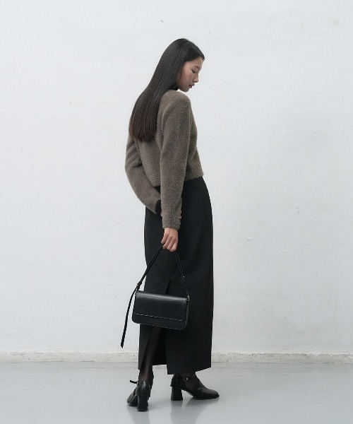 GENERAL IDEA(ジェネラルアイデア)の「【GENERAL IDEA】ヘアリークロップカーディガン / HAIRY CROP CARDIGAN(カーディガン/ボレロ・レディース・ミント/ブラウン/アイボリー・S/M/L)」の15枚目の写真