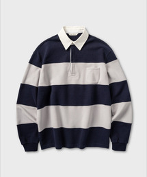 NONBLANK（ノンブランク）の「ブクルラグビーTシャツ_NAVY（ポロシャツ）」