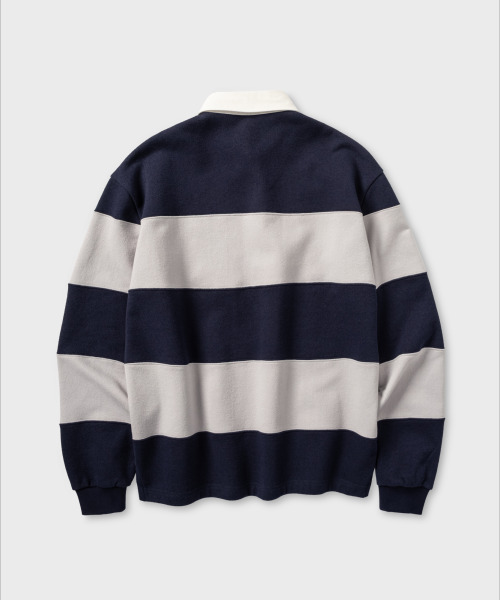 NONBLANK(ノンブランク)の「ブクルラグビーTシャツ_NAVY(ポロシャツ・メンズ・ネイビー・MEDIUM/LARGE/X-LARGE)」の2枚目の写真