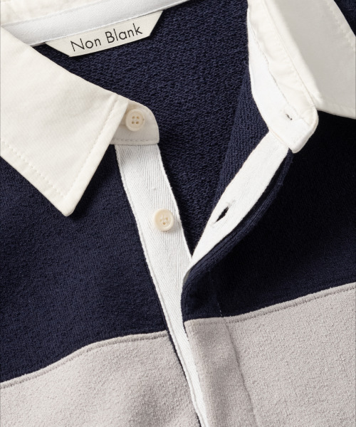 NONBLANK(ノンブランク)の「ブクルラグビーTシャツ_NAVY(ポロシャツ・メンズ・ネイビー・MEDIUM/LARGE/X-LARGE)」の11枚目の写真