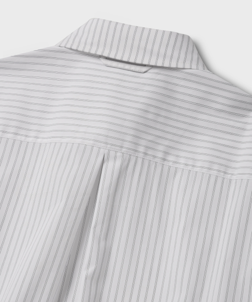 NONBLANK(ノンブランク)の「ダブルピンストライプシャツ_BLACK STRIPE(ビジネスシャツ・メンズ・その他・MEDIUM/LARGE/X-LARGE)」の6枚目の写真
