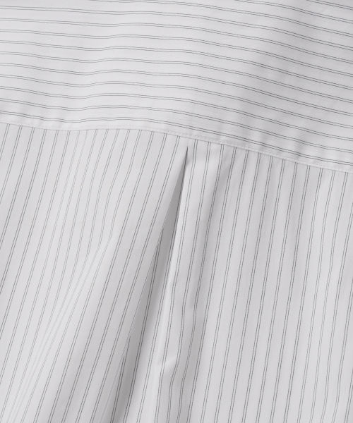 NONBLANK(ノンブランク)の「ダブルピンストライプシャツ_BLACK STRIPE(ビジネスシャツ・メンズ・その他・MEDIUM/LARGE/X-LARGE)」の7枚目の写真