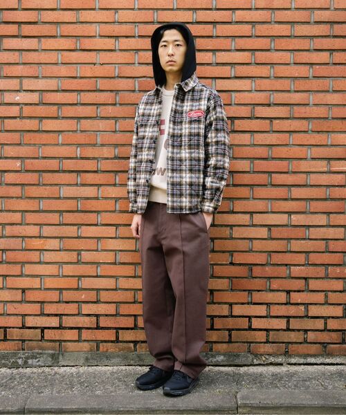 LORES(ロアス)の「Quilted Hooded Shirts - Brown(ダウンジャケット/コート・レディース・その他・LARGE/MEDIUM)」の2枚目の写真