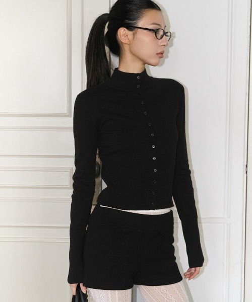MADE] ミフィットポーラウール混ニットカーディガン（カーディガン