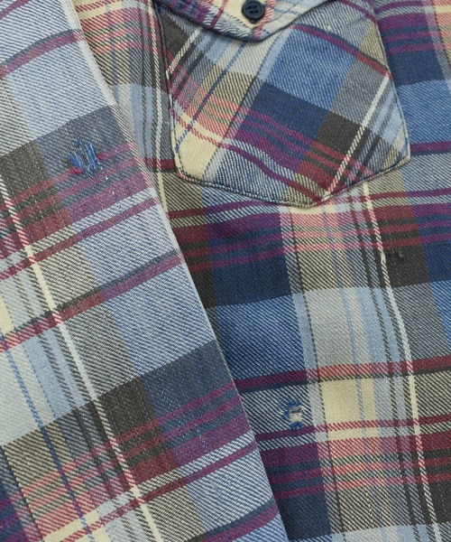 VINTAGE（ヴィンテージ）の「【USED】90’s INCROWD キルティングライナー フランネルシャツ（シャツ/ブラウス・メンズ・マルチ・X-LARGE）」の7枚目の写真