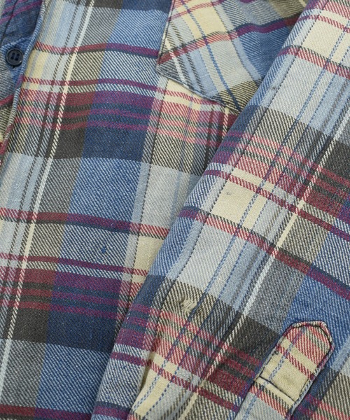 VINTAGE（ヴィンテージ）の「【USED】90’s INCROWD キルティングライナー フランネルシャツ（シャツ/ブラウス・メンズ・マルチ・X-LARGE）」の4枚目の写真