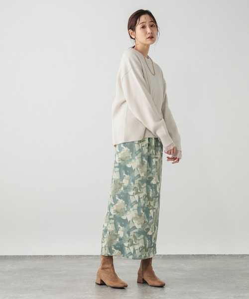 GLOBAL WORK(グローバルワーク)の「ベロアプリントイージースカート/634536(スカート・レディース・ブラック/ブラウン/グリーン・MEDIUM/LARGE)」の22枚目の写真