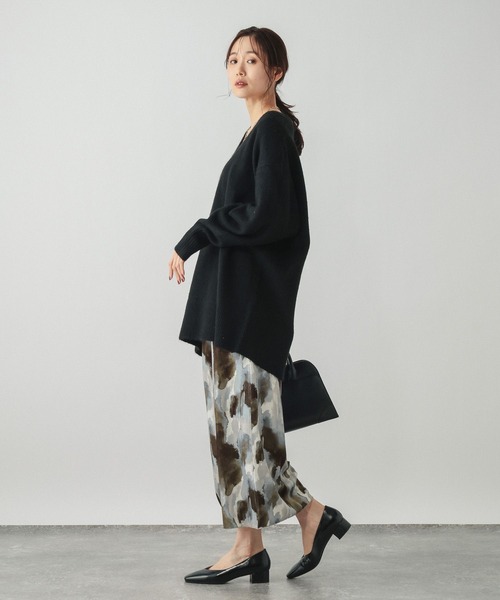 GLOBAL WORK(グローバルワーク)の「ベロアプリントイージースカート/634536(スカート・レディース・ブラック/ブラウン/グリーン・MEDIUM/LARGE)」の13枚目の写真