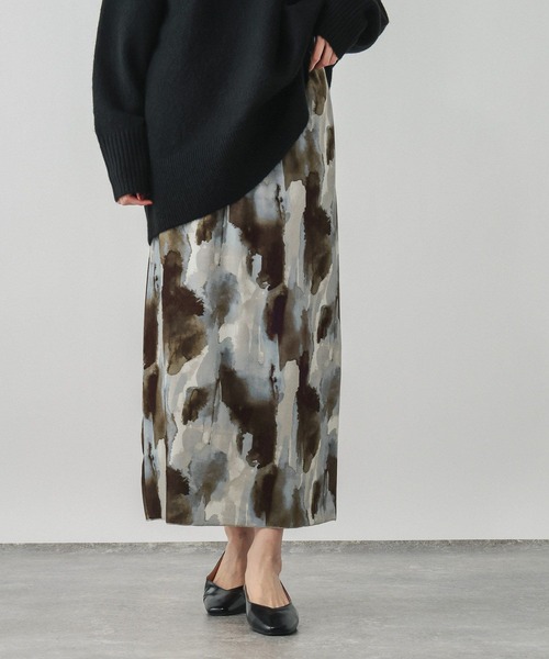 GLOBAL WORK(グローバルワーク)の「ベロアプリントイージースカート/634536(スカート・レディース・ブラック/ブラウン/グリーン・MEDIUM/LARGE)」の15枚目の写真