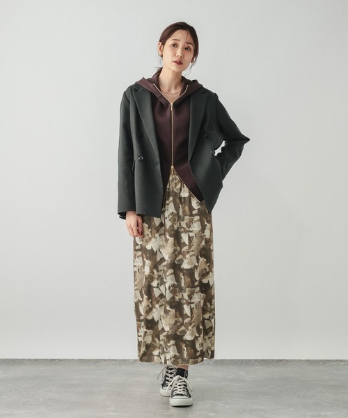 GLOBAL WORK(グローバルワーク)の「ベロアプリントイージースカート/634536(スカート・レディース・ブラック/ブラウン/グリーン・MEDIUM/LARGE)」の17枚目の写真