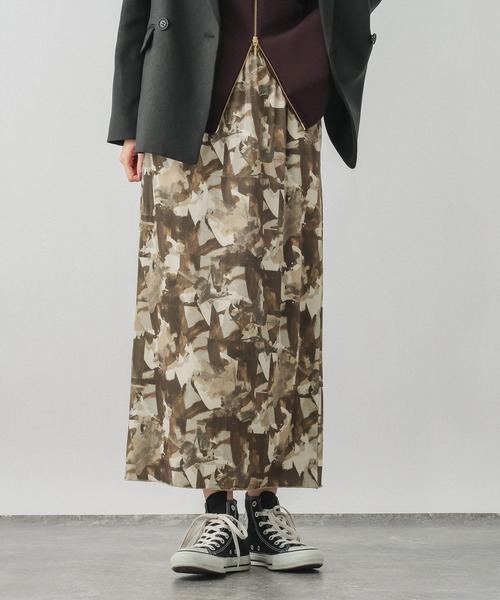 GLOBAL WORK(グローバルワーク)の「ベロアプリントイージースカート/634536(スカート・レディース・ブラック/ブラウン/グリーン・MEDIUM/LARGE)」の19枚目の写真