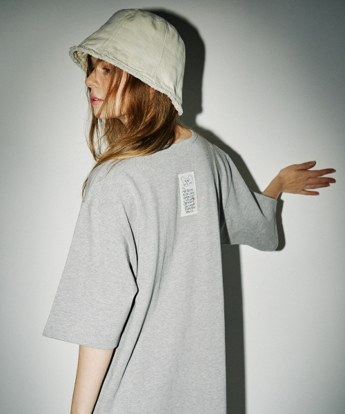 SARANAGI(サラナギ)の「SE0541-DRESS(melange)(ワンピース・レディース・グレー・FREE)」の3枚目の写真