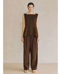 PADO SEOUL（パドソウル）の「Women's Wide Pants Brown（スラックス）」