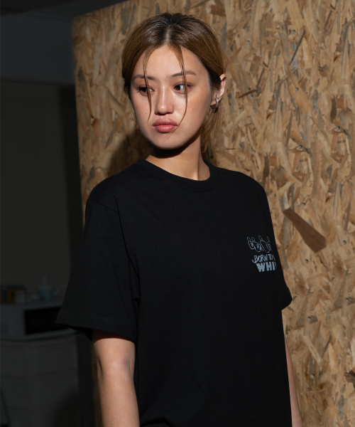 WHILE(ワイル)の「ボントゥウォールTシャツ(BLACK)(Tシャツ/カットソー・レディース・その他・MEDIUM/LARGE/X-LARGE)」の4枚目の写真