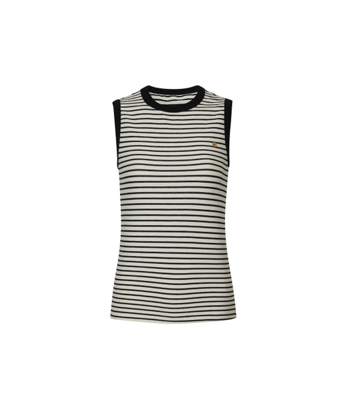 PLAYBOO(プレイブー)の「MARINE TERRY SLEEVELESS TOP_Marine(Tシャツ/カットソー・レディース・その他・SMALL/MEDIUM/LARGE)」の1枚目の写真