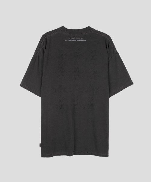 GATHERLAZY（ギャザーレイジー）の「Washed Engine T-Shirt [Charcoal]（Tシャツ/カットソー・レディース・その他・0）」の2枚目の写真