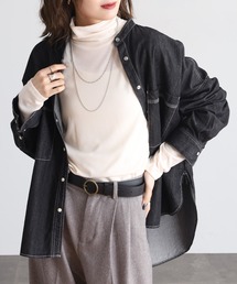 T/Cフライスシャーリング入り長袖