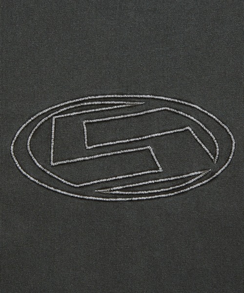 En serio TOKYO（エンソリオトーキョー）の「【SIDEWAYSTANCE】オーバルロゴ長袖グランジTシャツ（Tシャツ/カットソー・メンズ・ブラウン/ブラック・MEDIUM/LARGE/X-LARGE/SMALL）」の10枚目の写真