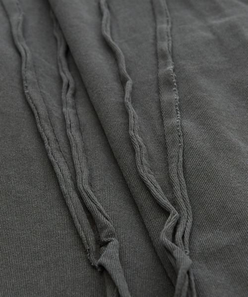 En serio TOKYO（エンソリオトーキョー）の「【SIDEWAYSTANCE】オーバルロゴ長袖グランジTシャツ（Tシャツ/カットソー・メンズ・ブラウン/ブラック・MEDIUM/LARGE/X-LARGE/SMALL）」の12枚目の写真