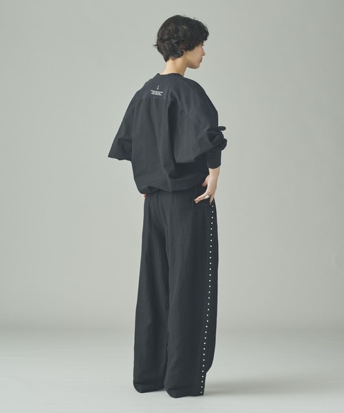 Curensology（カレンソロジー）の「Curensology(カレンソロジー)/ワッフルドロストプルオーバー（Tシャツ/カットソー・レディース・ブラック/ホワイト・FREE）」の7枚目の写真