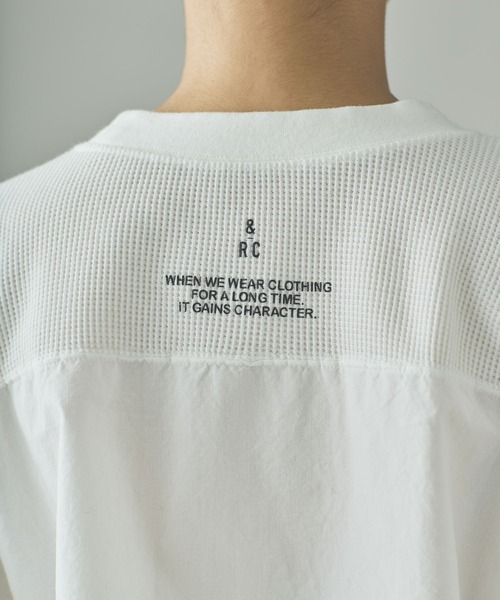 Curensology（カレンソロジー）の「Curensology(カレンソロジー)/ワッフルドロストプルオーバー（Tシャツ/カットソー・レディース・ブラック/ホワイト・FREE）」の16枚目の写真