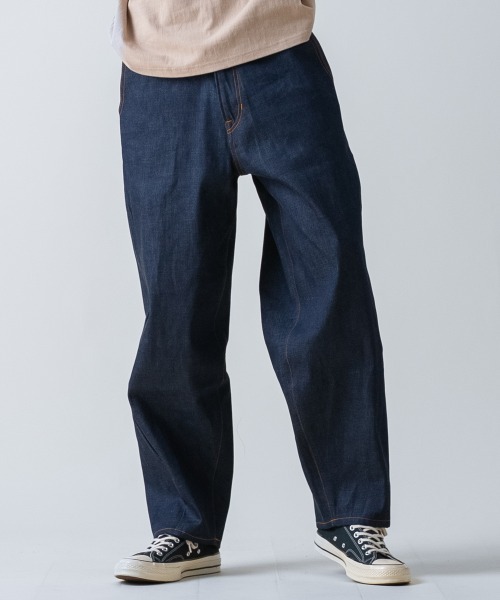 rehacer(レアセル)の「rehacer : Calm Barrel Denim / カルム バレル デニム(デニムパンツ・メンズ・インディゴブルー・LARGE/MEDIUM/SMALL)」の13枚目の写真