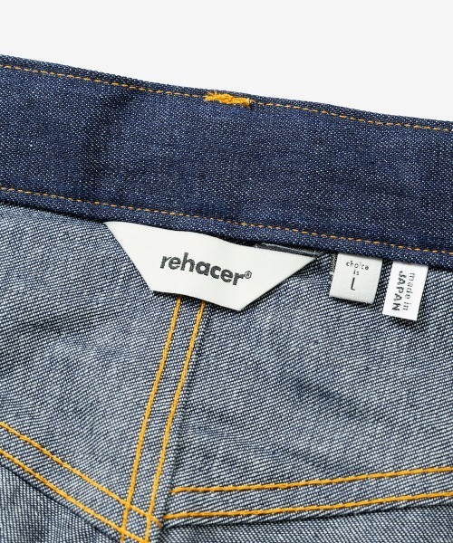 rehacer(レアセル)の「rehacer : Calm Barrel Denim / カルム バレル デニム(デニムパンツ・メンズ・インディゴブルー・LARGE/MEDIUM/SMALL)」の10枚目の写真