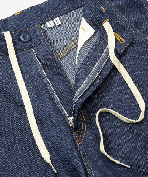 rehacer(レアセル)の「rehacer : Calm Barrel Denim / カルム バレル デニム(デニムパンツ・メンズ・インディゴブルー・LARGE/MEDIUM/SMALL)」の2枚目の写真