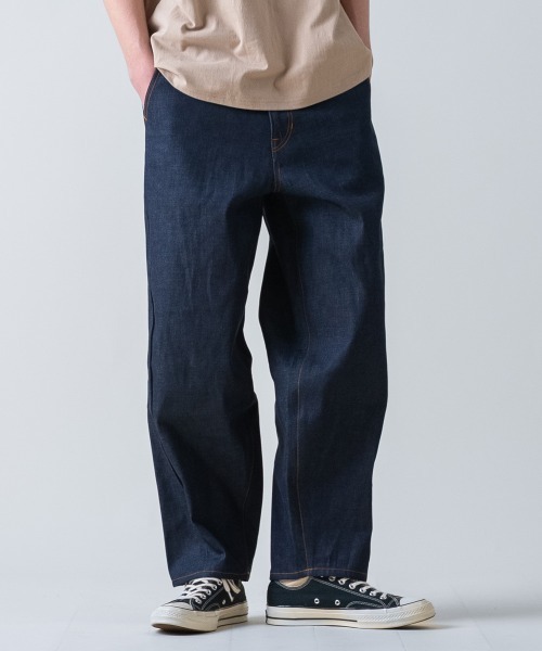 rehacer（レアセル）の「rehacer : Calm Barrel Denim / カルム バレル デニム（デニムパンツ・メンズ・インディゴブルー・LARGE/MEDIUM/SMALL）」の18枚目の写真