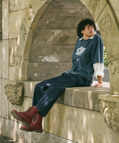 rehacer（レアセル）の「rehacer : Calm Barrel Denim / カルム バレル デニム（デニムパンツ・メンズ・インディゴブルー・LARGE/MEDIUM/SMALL）」の19枚目の写真