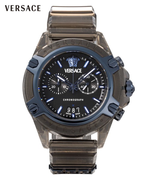 VERSACE(ヴェルサーチ)の「VERSACE/ヴェルサーチェ ICON ACTIVE 腕時計 VS-VE8P00825 メンズ(アナログ腕時計・メンズ・ブラック・FREE)」の1枚目の写真