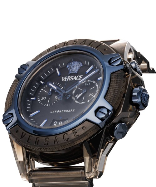 VERSACE(ヴェルサーチ)の「VERSACE/ヴェルサーチェ ICON ACTIVE 腕時計 VS-VE8P00825 メンズ(アナログ腕時計・メンズ・ブラック・FREE)」の2枚目の写真