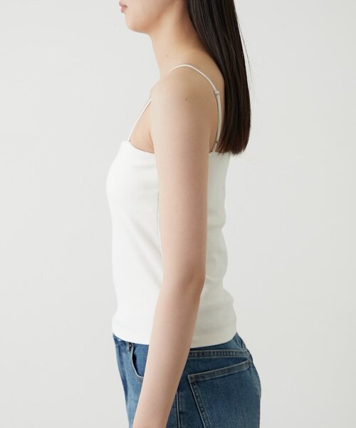 LOUNGEDRESS(ラウンジドレス)の「ストレートラインキャミソール(キャミソール・レディース・オフホワイト/ブラック・SMALL/MEDIUM)」の6枚目の写真