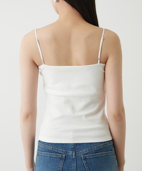 LOUNGEDRESS(ラウンジドレス)の「ストレートラインキャミソール(キャミソール・レディース・オフホワイト/ブラック・SMALL/MEDIUM)」の7枚目の写真
