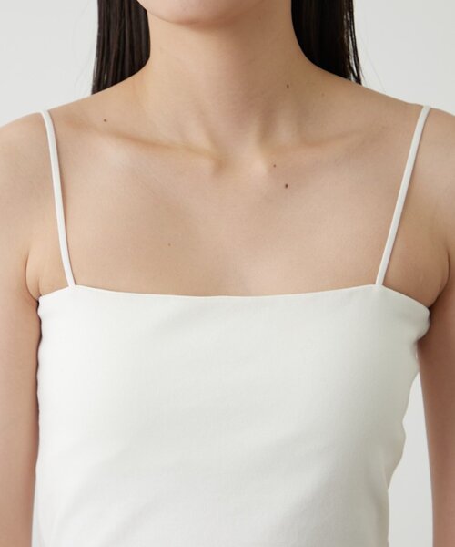 LOUNGEDRESS(ラウンジドレス)の「ストレートラインキャミソール(キャミソール・レディース・オフホワイト/ブラック・SMALL/MEDIUM)」の8枚目の写真