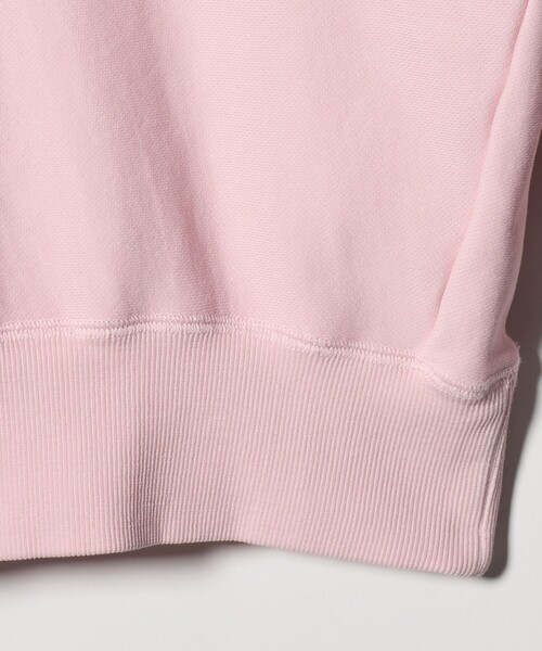 green label relaxing（グリーンレーベルリラクシング）の「［size SHORTあり］フォルム クルー スウェット（スウェット・レディース・ナチュラル/ダークグレー/ピンク/ライトブルー・SHORT/FREE）」の5枚目の写真