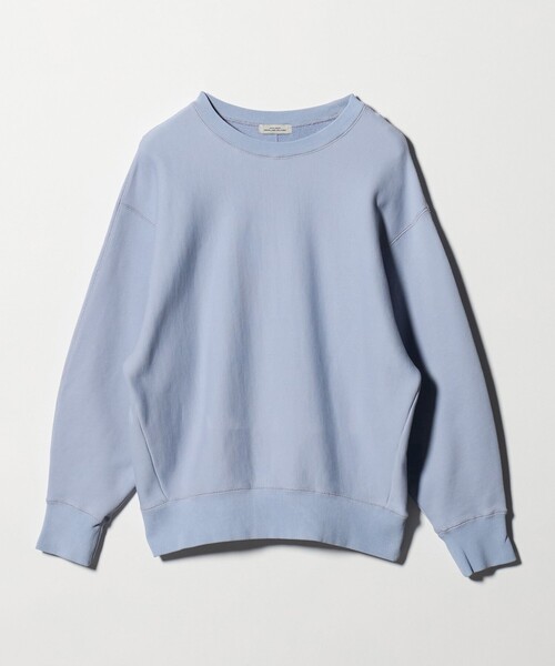 green label relaxing（グリーンレーベルリラクシング）の「［size SHORTあり］フォルム クルー スウェット（スウェット・レディース・ナチュラル/ダークグレー/ピンク/ライトブルー・SHORT/FREE）」の8枚目の写真