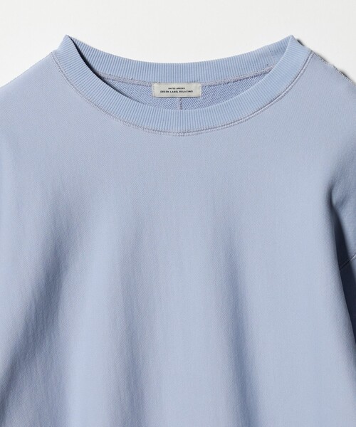 green label relaxing（グリーンレーベルリラクシング）の「［size SHORTあり］フォルム クルー スウェット（スウェット・レディース・ナチュラル/ダークグレー/ピンク/ライトブルー・SHORT/FREE）」の9枚目の写真