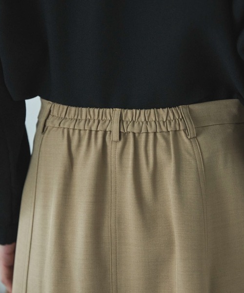 Doux archives(ドゥアルシーヴ)の「アウトポケットセミフレアスカート(スカート・レディース・ネイビー/ベージュ/カーキ・MEDIUM/SMALL)」の11枚目の写真