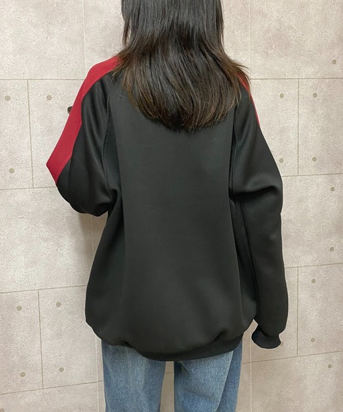 NANEA(ナネア)の「バイカラーゲームシャツスウェットプルオーバー(スウェット・レディース・ブラック/レッド・X-LARGE/LARGE/MEDIUM)」の20枚目の写真