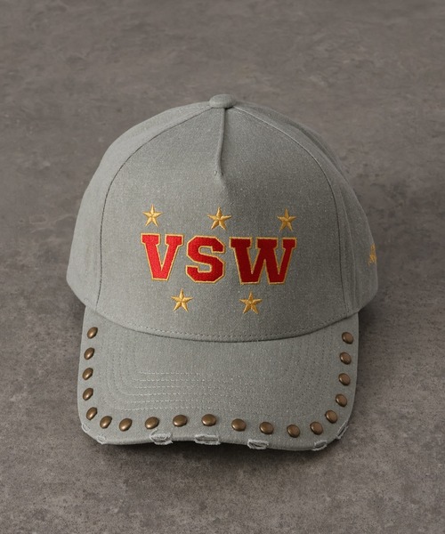 VISION STREET WEAR(ヴィジョンストリートウェア)の「【VISION STREET WEAR/ヴィジョンストリートウェア】Heritage Studded Twill cap/ヘリテージ スタッズ ツイル キャップ(キャップ・メンズ・ブラック/ブラウン系その他/ネイビー/グリーン系その他/ライトグレー・FREE)」の12枚目の写真