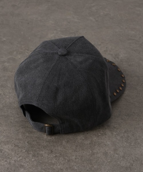 VISION STREET WEAR(ヴィジョンストリートウェア)の「【VISION STREET WEAR/ヴィジョンストリートウェア】Heritage Studded Twill cap/ヘリテージ スタッズ ツイル キャップ(キャップ・メンズ・ブラック/ブラウン系その他/ネイビー/グリーン系その他/ライトグレー・FREE)」の16枚目の写真
