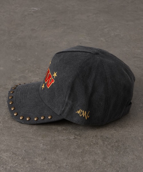 VISION STREET WEAR(ヴィジョンストリートウェア)の「【VISION STREET WEAR/ヴィジョンストリートウェア】Heritage Studded Twill cap/ヘリテージ スタッズ ツイル キャップ(キャップ・メンズ・ブラック/ブラウン系その他/ネイビー/グリーン系その他/ライトグレー・FREE)」の6枚目の写真