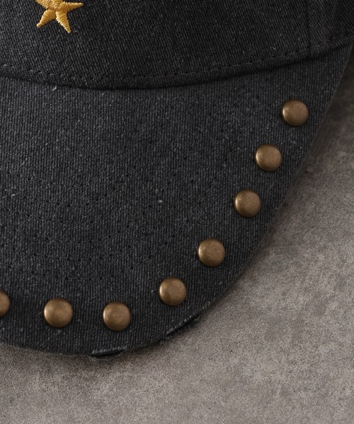 VISION STREET WEAR(ヴィジョンストリートウェア)の「【VISION STREET WEAR/ヴィジョンストリートウェア】Heritage Studded Twill cap/ヘリテージ スタッズ ツイル キャップ(キャップ・メンズ・ブラック/ブラウン系その他/ネイビー/グリーン系その他/ライトグレー・FREE)」の8枚目の写真