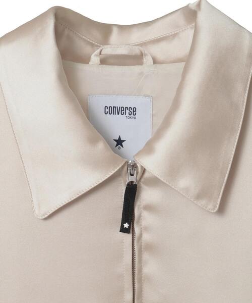 SATIN ZIP-UP BLOUSON（ブルゾン）｜CONVERSE TOKYO（コンバース