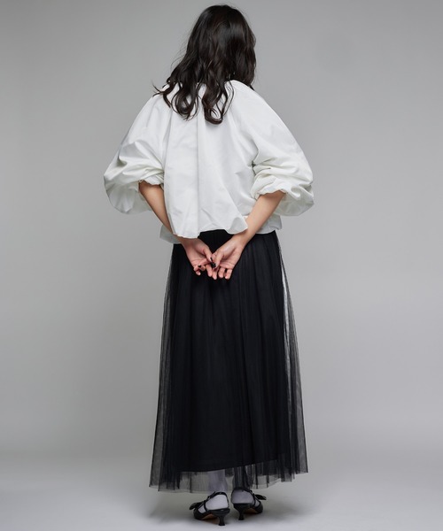 Narcissus（ナルシス）の「フォンセブルゾン/軽量アウター/バルーン（ブルゾン・レディース・ホワイト/ブラック・FREE）」の5枚目の写真