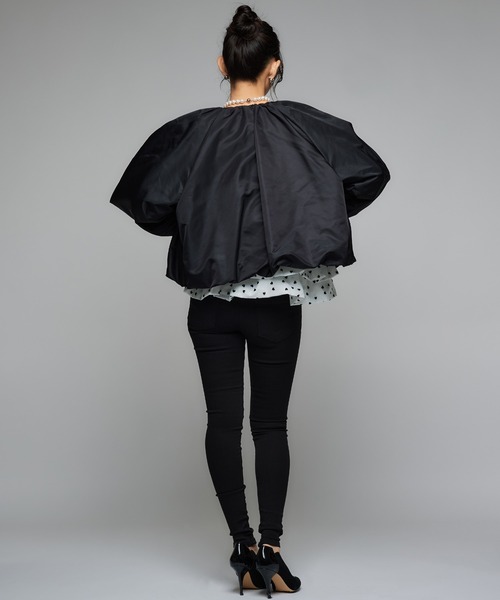 Narcissus（ナルシス）の「フォンセブルゾン/軽量アウター/バルーン（ブルゾン・レディース・ホワイト/ブラック・FREE）」の8枚目の写真