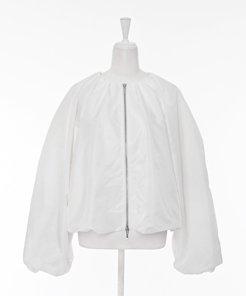 Narcissus（ナルシス）の「フォンセブルゾン/軽量アウター/バルーン（ブルゾン・レディース・ホワイト/ブラック・FREE）」の9枚目の写真